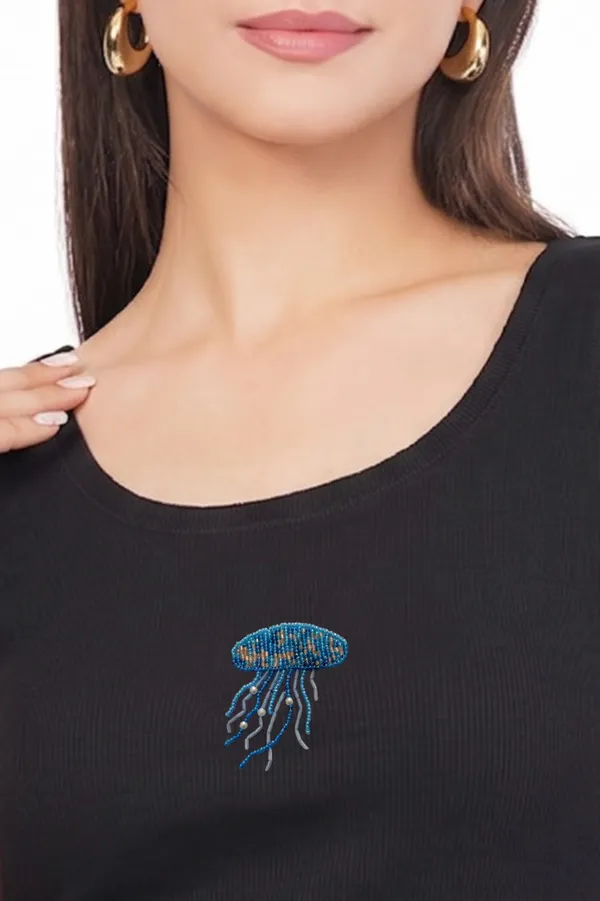 Black_Ribbed_Tank_Top_with_Hand-Beaded_Jellyfish_Motif