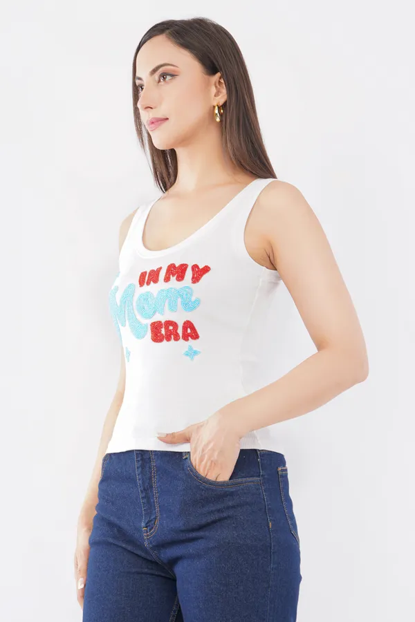Women’s_White_Ribbed_Tank_Top_with_“In_My_Mom_Era”_Beaded_Embroidery_|_Sleeveless_Casual_Summer_Top_for_Women_&_Girls