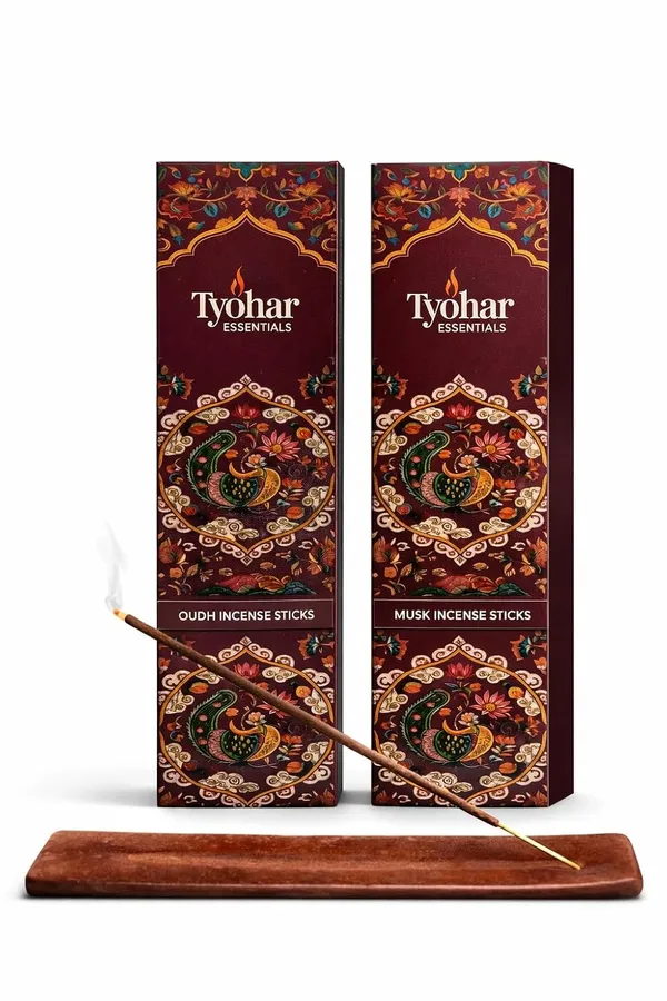 Pack_Of_2_Tyohar_Essential_Oudh_&_Musk_Incense_Sticks_|_Premium_Long-Lasting_Agarbatti_|_Rich_Woody_&_Musky_Aroma_|_Ideal_For_Puja,_Meditation_&_Home_Fragrance_Agarbatti_|_(40_Stick_Each)