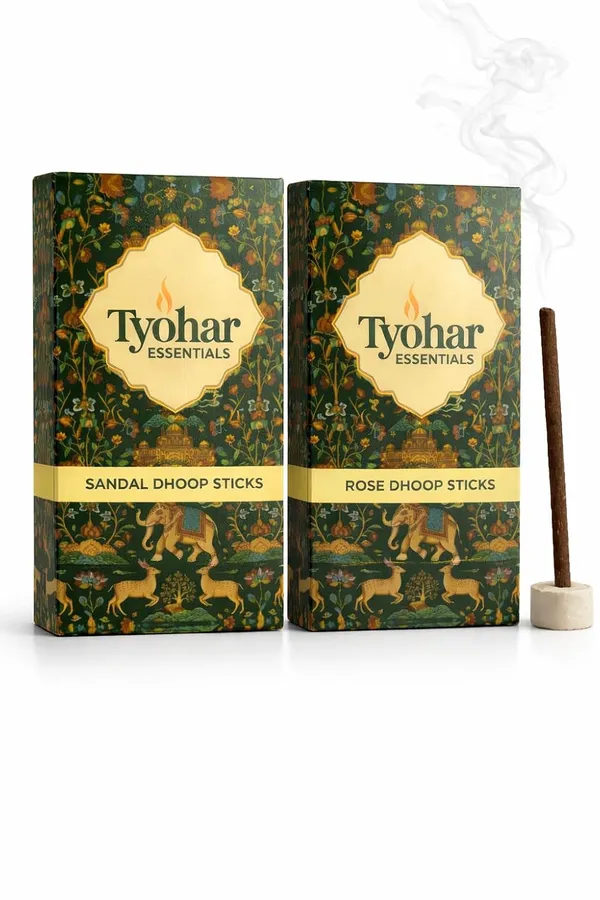 Pack_Of_2_Tyohar_Essential_Premium_Natural_Dhoop_Sticks_|_Bamboo-Less_Incense_|_Sandalwood_&_Rose_|_30_Sticks_Each_With_Ceramic_Stand_|_Long-Lasting_Fragrance_For_Home_&_Office_Pooja_|_Charcoal_Free
