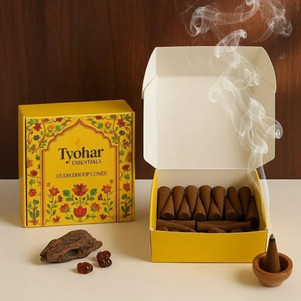 Pack_Of_2_Tyohar_Essential_Natural_Dhoop_Cone_Combo_Nirvana_&_Oudh_|_80_Natural_Cone,_Charcoal-Free_Dhoop_Cones_|_Long_Lasting_Aroma_|_For_Pooja,_Meditation_&_Home_Fragrance