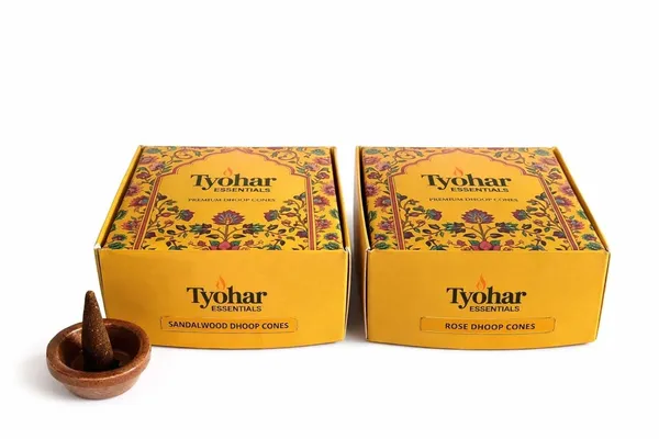 Pack_Of_2_Tyohar_Essential_Organic_Dhoop_Cone_Combo_Sandalwood_&_Rose_|_(80_Natural_Cones)_|_Charcoal-Free_|_Long_Lasting_Aroma_|_For_Pooja,_Meditation_&_Home_Fragrance
