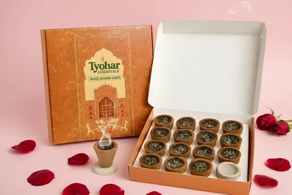 Pack_Of_2_Devotional_Rose_&_Jasmine_Cow_Dung_Havan_Cup_Combo_|__(15_Cups_Each)_|_Natural_Floral_Dhoop_Cups_For_Pooja,_Havan_&_Meditation