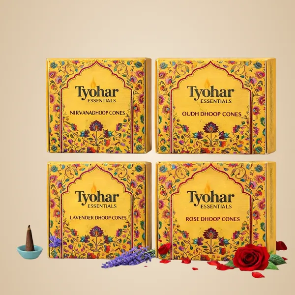 Pack_Of_4_Natural_Incense_Cones_Rose,_Nirvana,_Lavender,_Oudh_Special_Pack_Floral_Fragrances_I100%_Organic_Dhoop_Cones_Ichemical_&_Charcoal_Free_For_Pooja