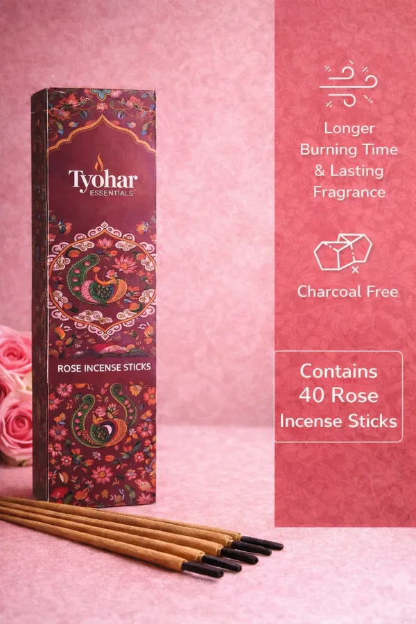 TYOHAR_ESSENTIALS_Organic_Incense_Sticks_Combo_Pack_Of_3_(3×40_Sticks)_–_Sandalwood,_Rose_&_Jasmine_