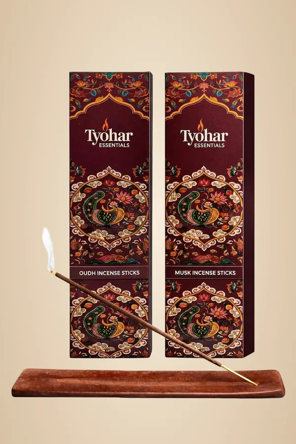 Pack_Of_2_Tyohar_Essential_Oudh_&_Musk_Incense_Sticks_|_Premium_Long-Lasting_Agarbatti_|_Rich_Woody_&_Musky_Aroma_|_Ideal_For_Puja,_Meditation_&_Home_Fragrance_Agarbatti_|_(40_Stick_Each)