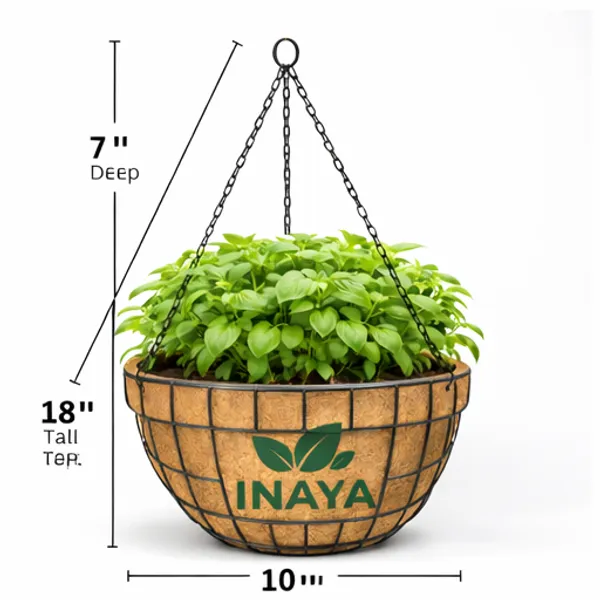 Hanging_Pot_10inch_with_1_kg_Cocopeat_block_