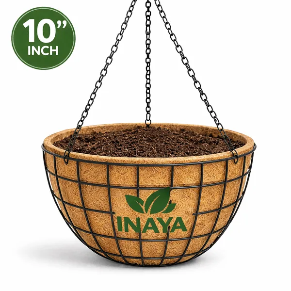 Hanging_Pot_10inch_with_1_kg_Cocopeat_block_