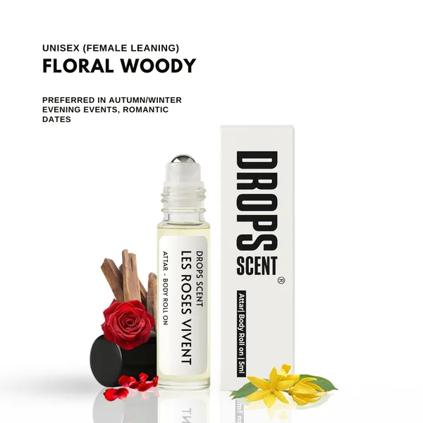 Les_Roses_Vivent_100%_Perfume_Oil_Attar_5ML_|_Oriental_Floral_Womenâ€™s_Fragrance_|_Long_Lasting_Metal_Roll_On_Perfume_Oil_|_Luxurious_Rose_Scent_|_Gift_for_Her