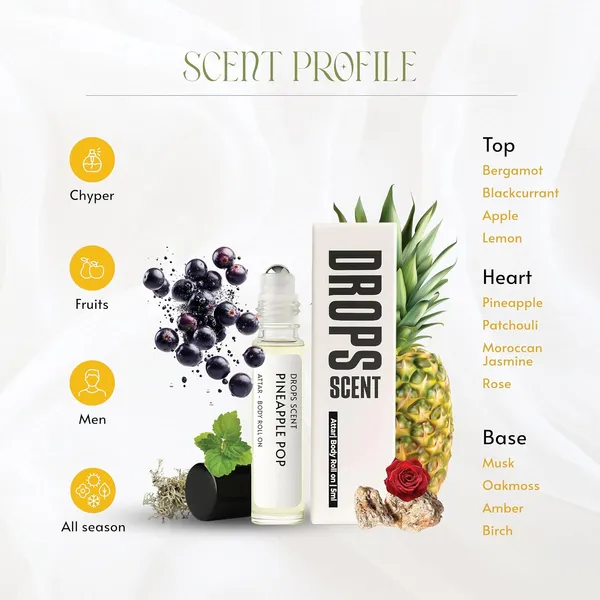 Pineapple_Pop_100%_Perfume_Oil_Attar_5ML_|_Fruity_Smokey_Unisex_Fragrance_|_Long_Lasting_Metal_Roll_On_Perfume_Oil_|_Fresh_Summer_Scent_|_Luxury_Gift_for_Men_&_Women