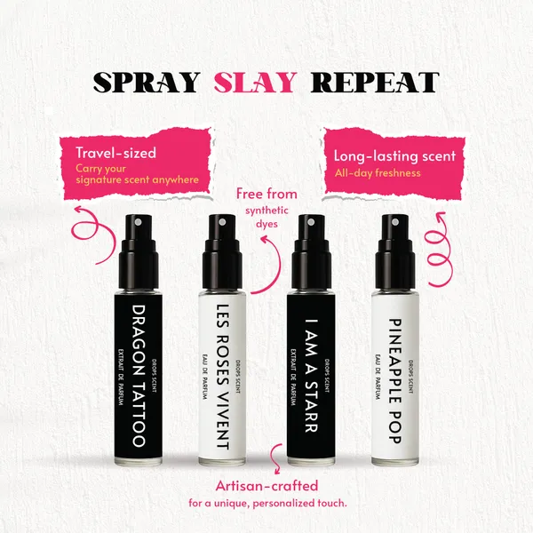 Women_Luxury_Perfume_Set_|_4_x_10ml_Long-Lasting_Eau_de_Parfum_|_Dragon_Tattoo,_Les_Roses_Vivent,_I_Am_a_Starr_&_Pineapple_Pop_|_Travel-Sized_Fragrance_Combo_|_Gift_Set_for_Her