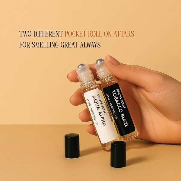 Roll-On_Attar_Set_for_Men_|_5ml_Each_|_Aqua_Alpha_&_Tobacco_Blaze_|_100%_Perfume_Oil_|_Smokey_Vanilla_&_Fresh_Aquatic_Fragrances_|_Long-Lasting_Travel_Attar_Gift_Set
