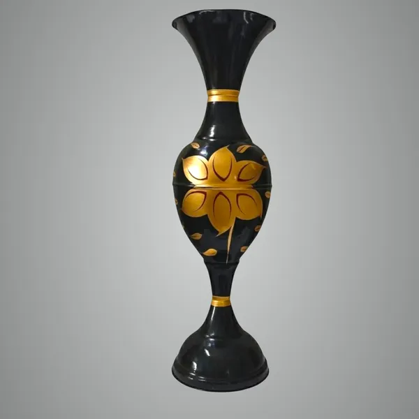 Black_Gold_Iron_Flower_Vase_For_Displaying_Fresh_Or_Artificial_Flowers