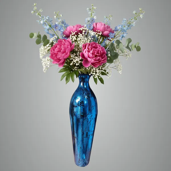 Blue_Iron_Flower_Vase_For_Displaying_Fresh_Or_Artificial_Flowers