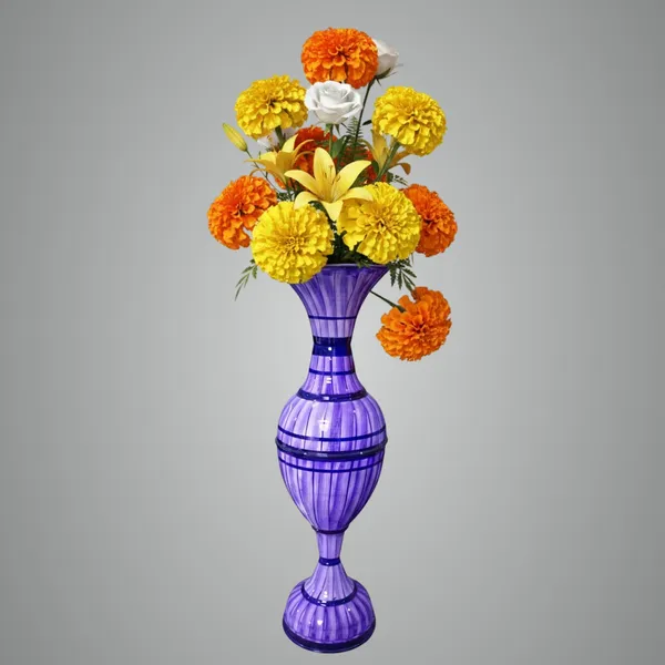 Blue_Shed_Iron_Flower_Vase_For_Displaying_Fresh_Or_Artificial_Flowers
