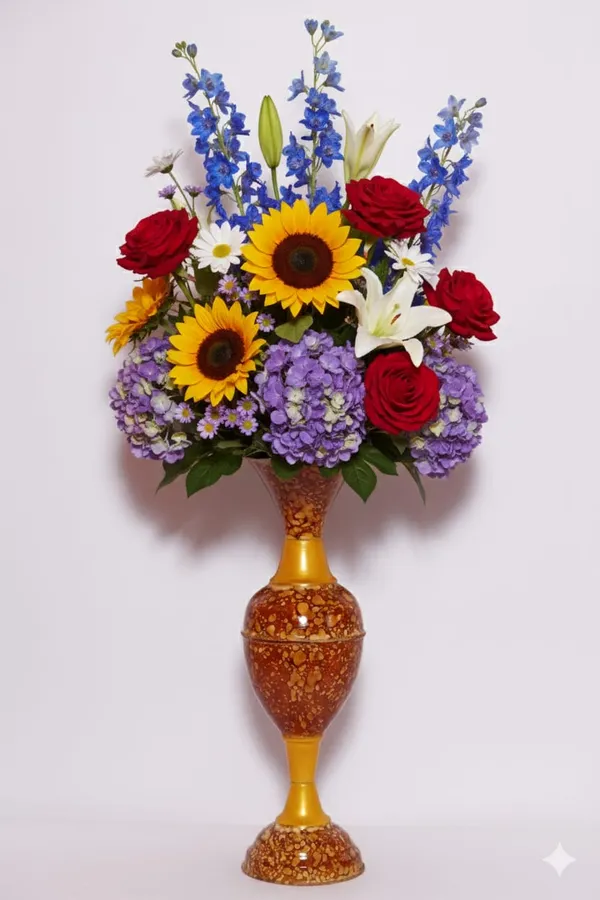 Brown_Iron_Flower_Vase_For_Displaying_Fresh_Or_Artificial_Flowers