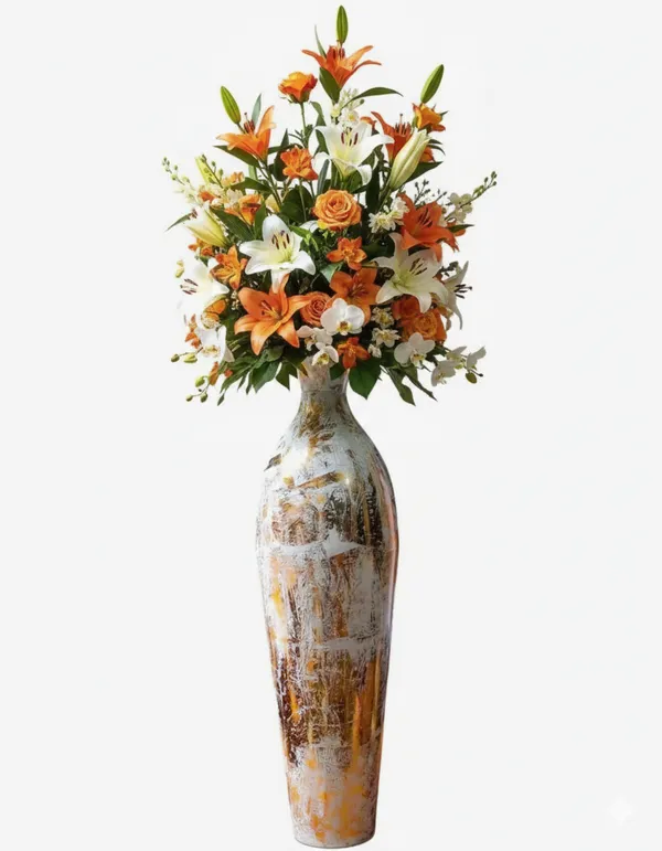 Golden_Iron_Flower_Vase_For_Displaying_Fresh_Or_Artificial_Flowers