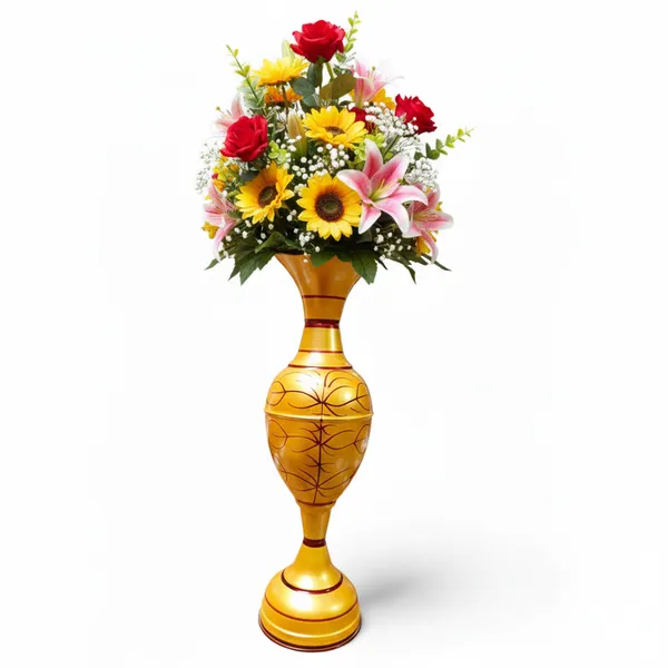Golden_Iron_Flower_Vase_For_Displaying_Fresh_Or_Artificial_Flowers