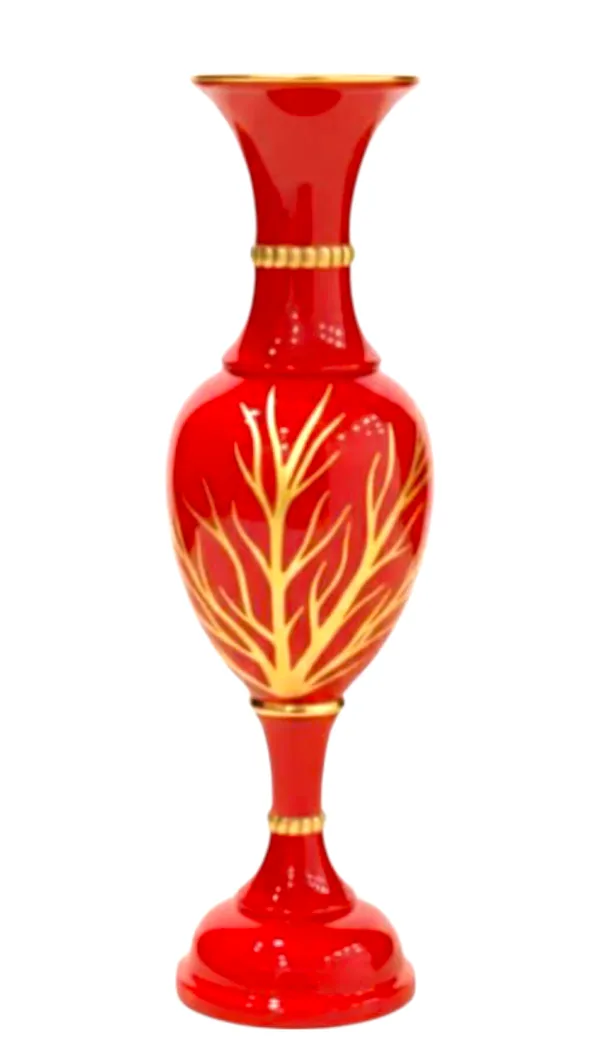 Red_Gold_Iron_Flower_Vase_For_Displaying_Fresh_Or_Artificial_Flowers