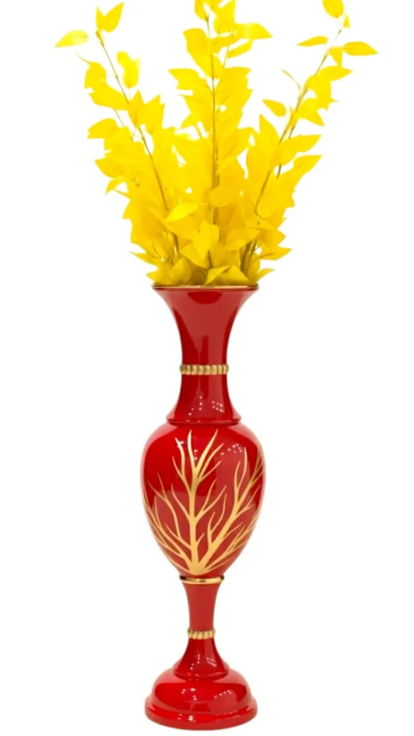 Red_Gold_Iron_Flower_Vase_For_Displaying_Fresh_Or_Artificial_Flowers