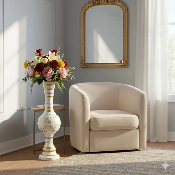 White_Golden_Iron_Flower_Vase_For_Displaying_Fresh_Or_Artificial_Flowers