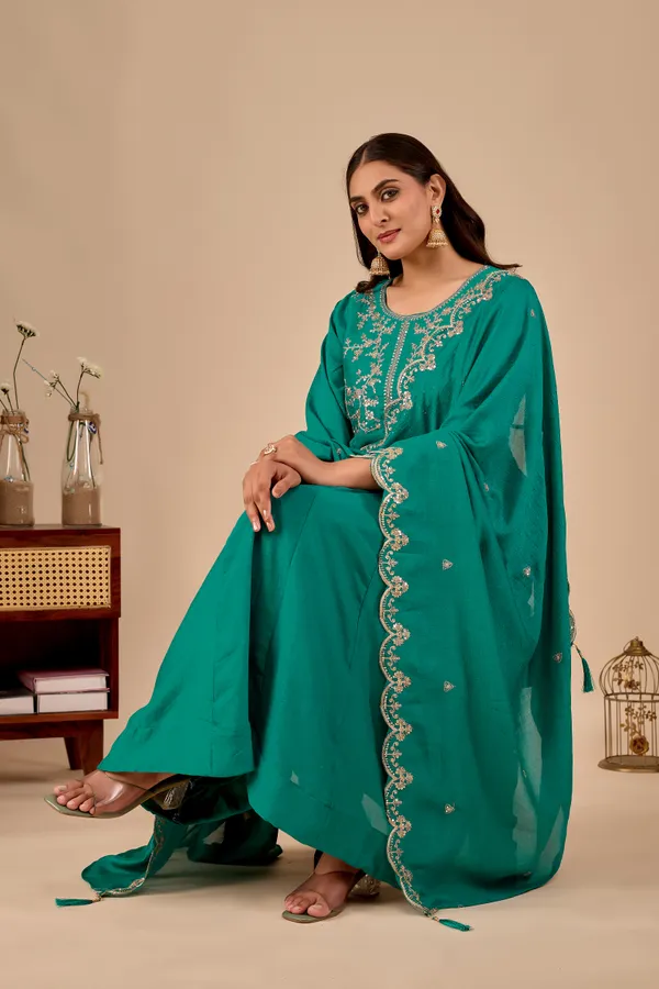 Rama_Designer_Anarkali_Kurti_Set_With_Dupatta_For_Women