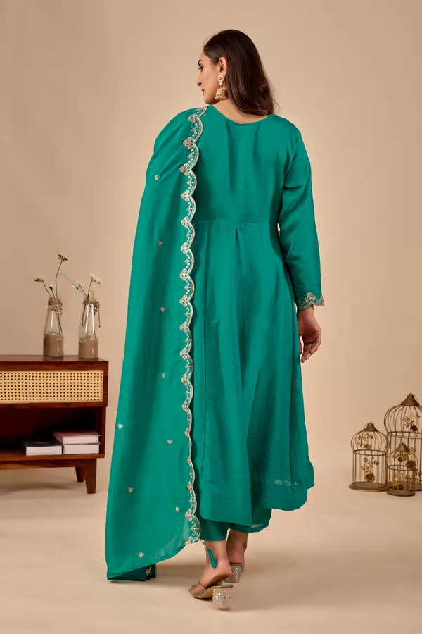 Rama_Designer_Anarkali_Kurti_Set_With_Dupatta_For_Women