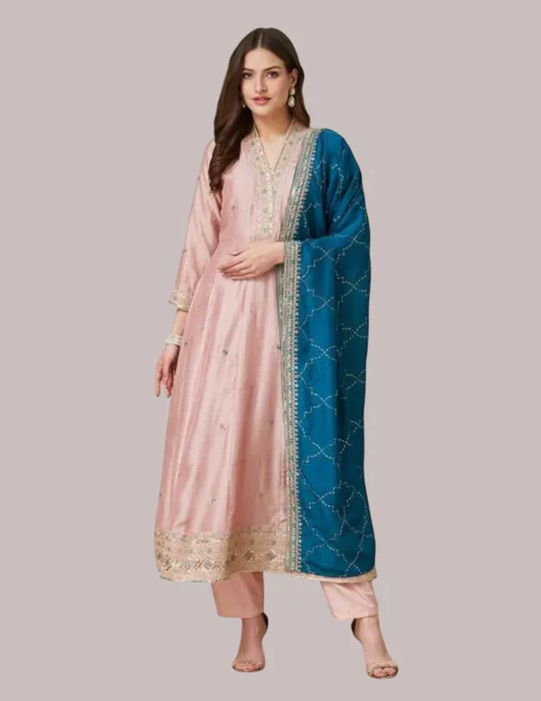 Pink_Designer_Anarkali_Kurti_Pant_With_Dupatta_For_Women