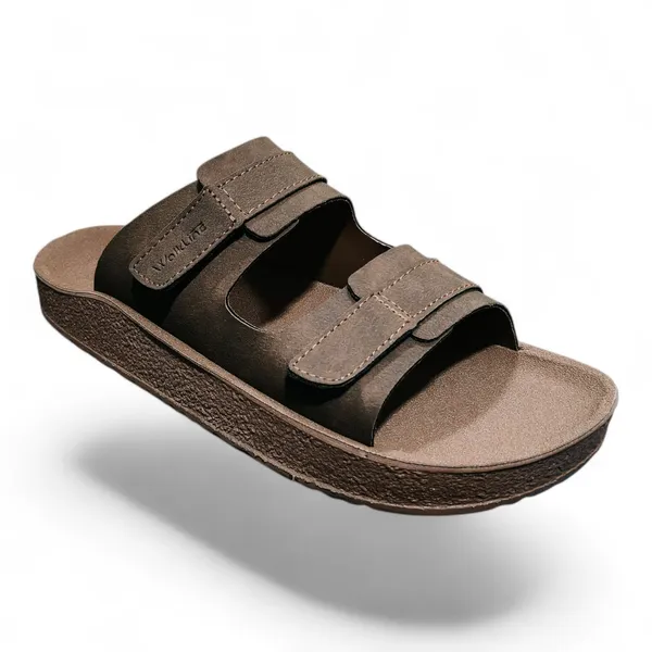 Brown_Dual_Strap_Comfort_Slide_Sandals_For_Men