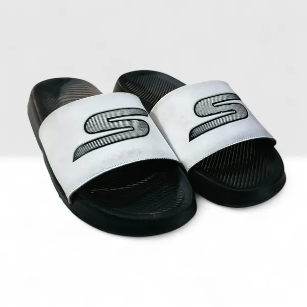 Black_And_White_Casual_Slide_Sandals_For_Men