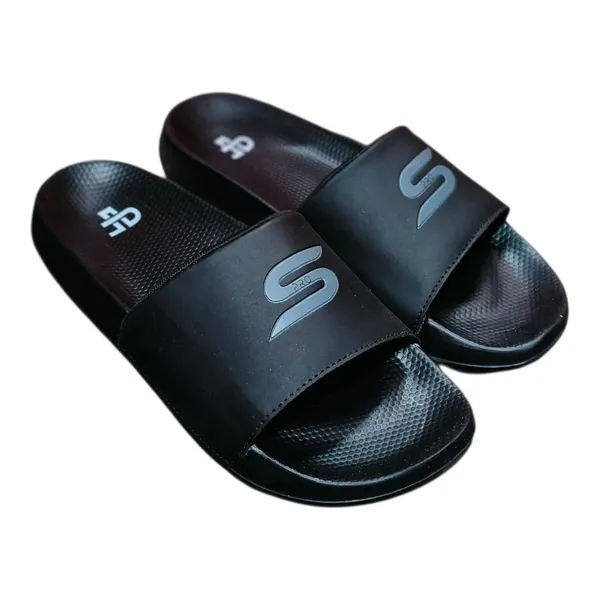 Black_Logo_Slide_Sandals_For_Men