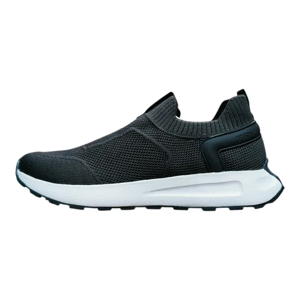 Dark_Grey_Slip_On_Running_Shoes_With_Textured_Sole_For_Men