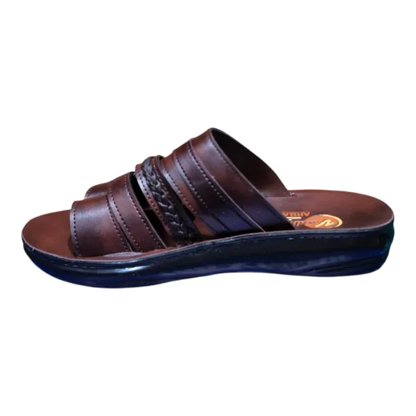 Brown_Leather_Comfort_Sandals_With_Gold_Buckle_Accents_For_Men