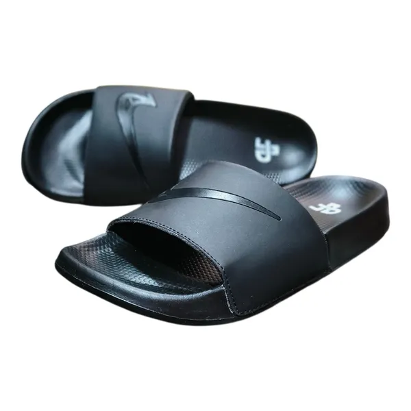 Black_Slider_Slippers_With_Brand_Logo_For_Men