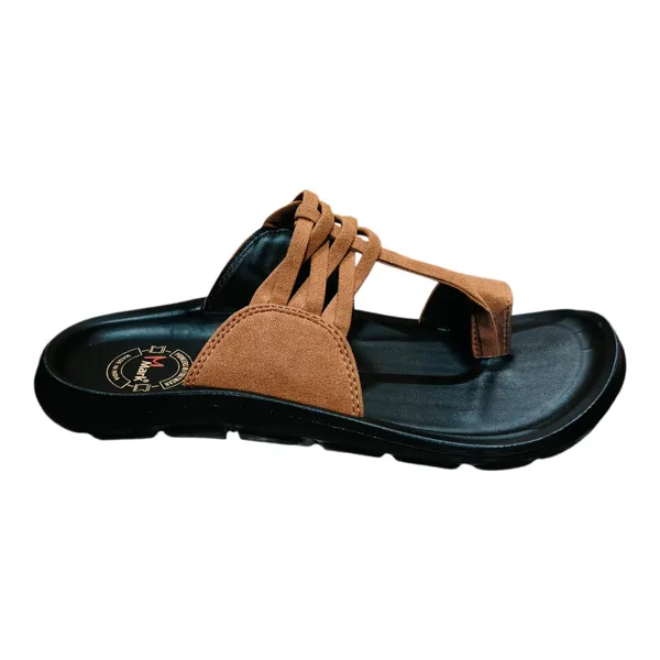 Brown_Braided_Strap_Comfort_Sandals_With_Cushioned_Sole_For_Men