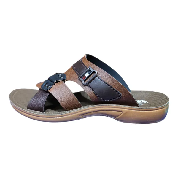 Brown_And_Tan_Dual_Tone_Leather_Comfort_Sandals_For_Men