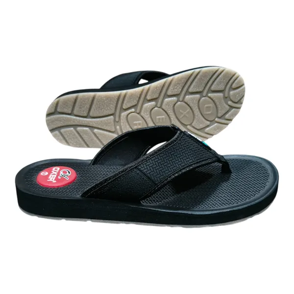 Black_Casual_Flip_Flops_With_Textured_Footbed_For_Men