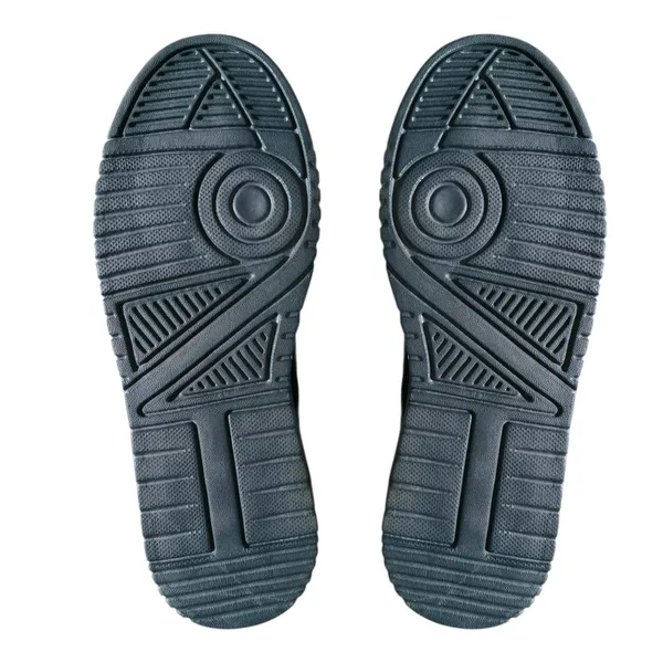 Dark_Grey_And_White_Sports_Chunky_Sneakers_With_Textured_Sole_For_Men