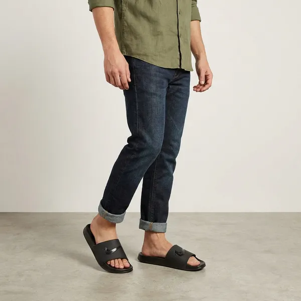 Black_Slider_Slippers_With_Brand_Logo_For_Men