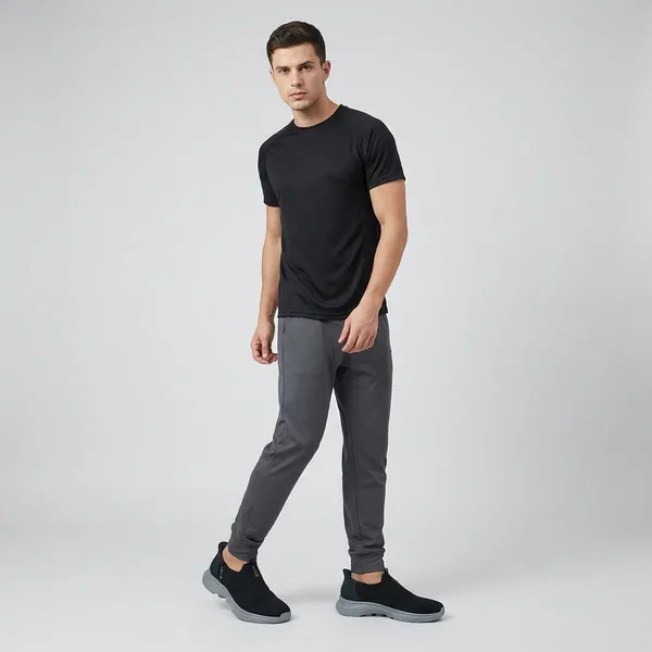 Black_Slip_On_Knitted_Sports_Walking_Shoes_With_Cushioned_Sole_For_Men