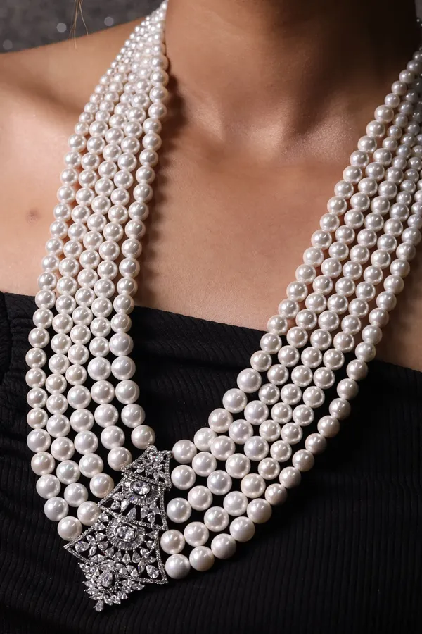 Stylish_Layered_Pearls_With_Pendant_Necklace_For_Women_And_Girls