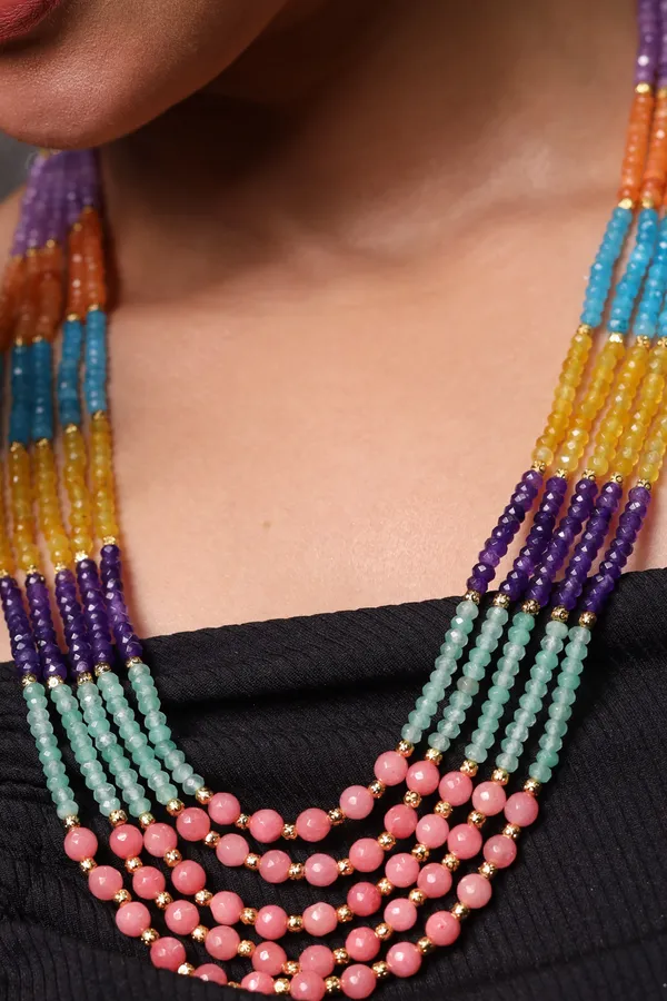 Multicolor_Natural_Beads_Long_Necklace_For_Women_And_Girls