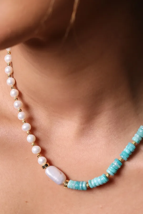 Amazonite_With_Freshwater_Pearl_Necklace_For_Women_And_Girls