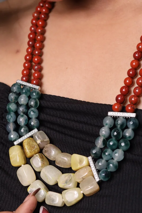 Red_Aventurine_With_Green_Jasper_And_Yellow_Tumbles_Necklace_For_Women_And_Girls