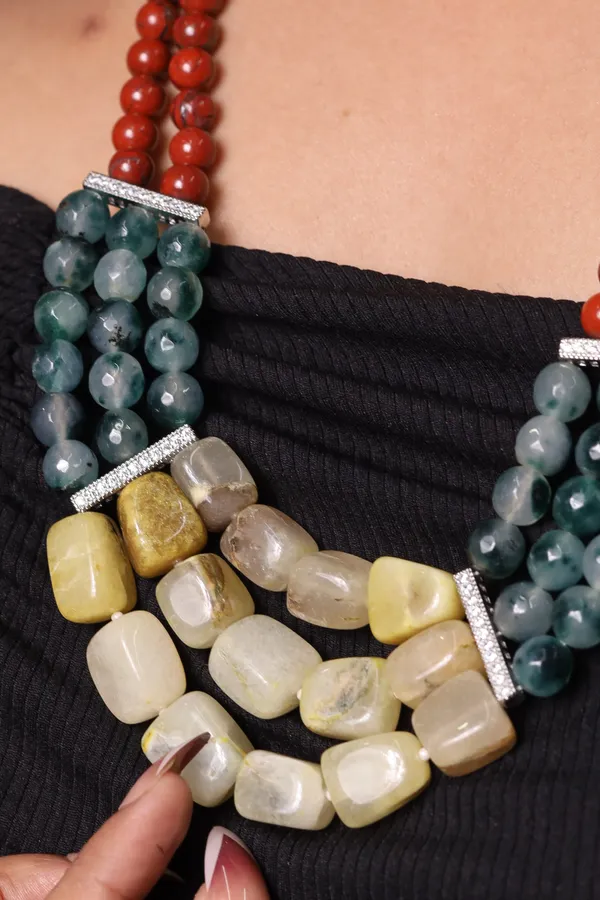 Red_Aventurine_With_Green_Jasper_And_Yellow_Tumbles_Necklace_For_Women_And_Girls
