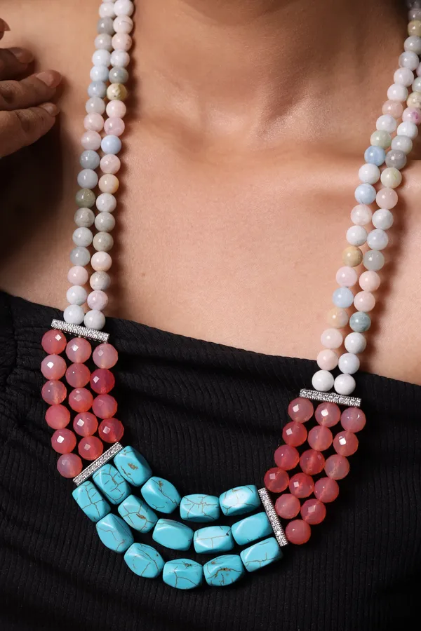 Morganite_With_Turquoise_Tumble_Necklace_For_Women_And_Girls