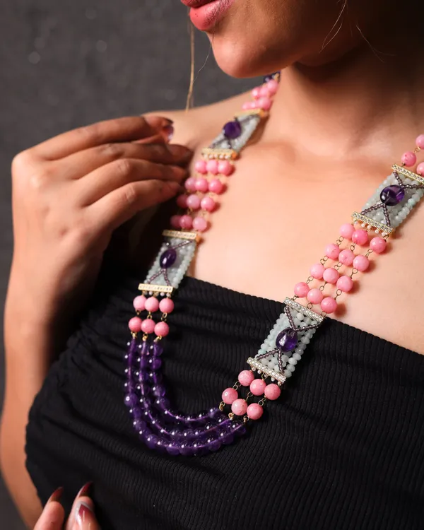 Designer_Amethyst_And_Pink_Natural_Beads_Necklace_For_Women_And_Girls