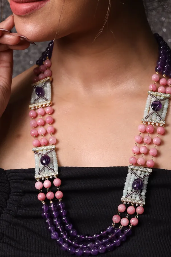 Designer_Amethyst_And_Pink_Natural_Beads_Necklace_For_Women_And_Girls