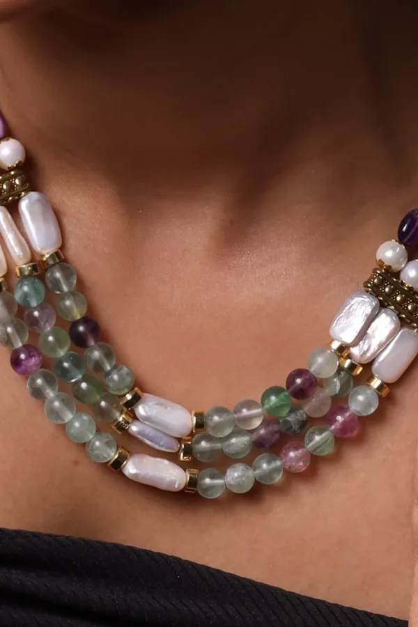 Fluorite_And_Amethyst_Beads_Necklace_For_Women_And_Girls
