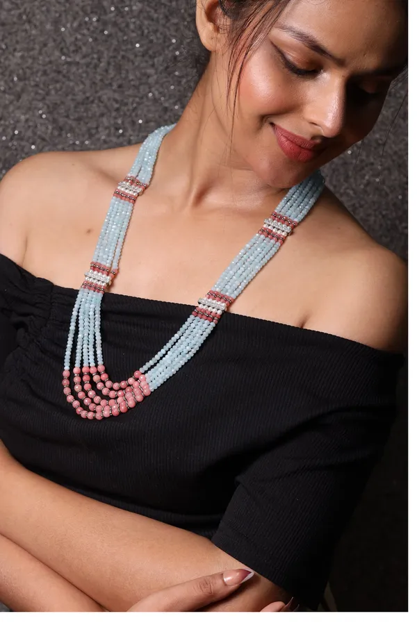Vibrant_Blue_Onyx_Layered_Beads_Necklace_For_Women_And_Girls